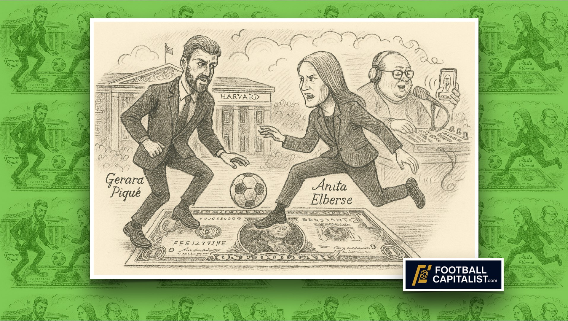 Gerard Pique, Harvard, Anita Elberse, Sports Marketing, Sports Management, Barcelona, Kings League, Soccer, Entertainment